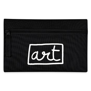 ART WHITE LOGO #2 - Pencil Case - black - Front