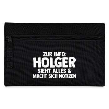 Holger - Trousse - noir - Devant