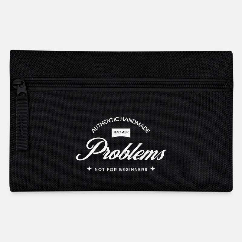 Handmade Problems – Just Ask! - Federtasche - Schwarz