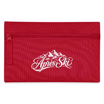 Apres Ski Schriftzug - Federtasche - Rot - Vorne