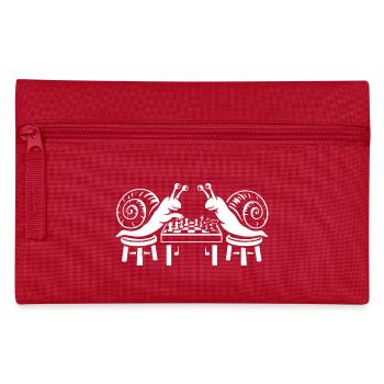 Schneckenschachduell - Federtasche - Rot - Vorne