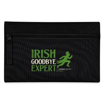 Irischer Abschiedsexperte St. Patrick's St. Paddys - Federtasche - Schwarz - Vorne
