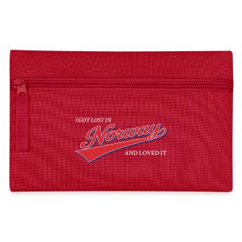 I Got Lost In Norway And Loved It - Nordic Travel - Pencil Case - red - Front