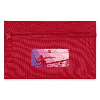 Joueuse de volley-ball de beach-volley féminin - Trousse - rouge - Devant