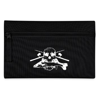 JSA Fishing Skull (L) white in high quality! - Federtasche - Schwarz - Vorne