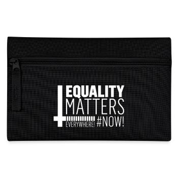 International Women's Day! Equal rights! - Pencil Case - black - Front