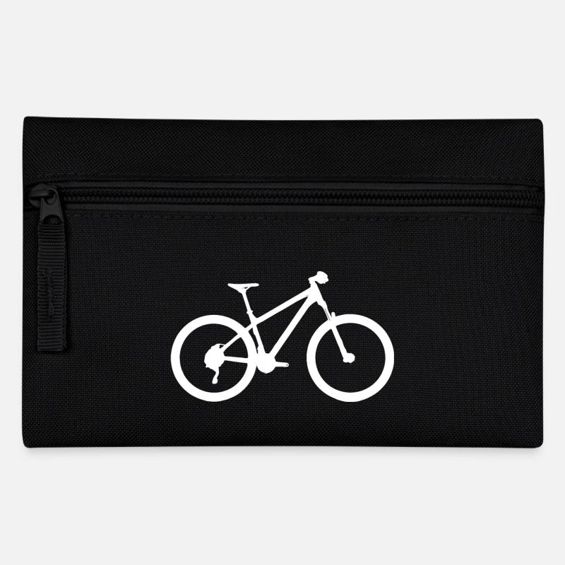 Rad 2 weiss - Federtasche - Schwarz