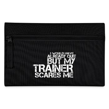 Entraînement, énonciations de forme physique, sports, énonciations drôles - Trousse - noir - Devant