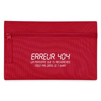 ERREUR 404 - Trousse - rouge - Devant