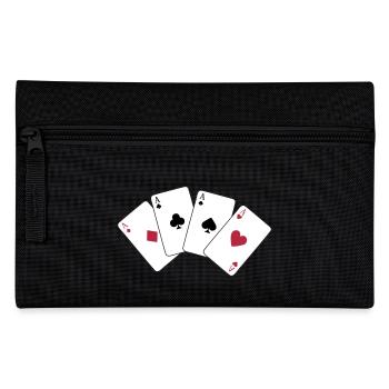 Card Game, Poker, Ace - Trousse - noir - Devant