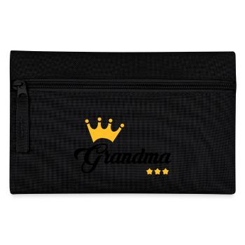 Grandma Oma Großmütter Mamy Mamie Grand-Mère - Pencil Case - black - Front