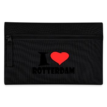 I love Rotterdam - Federtasche - Schwarz - Vorne