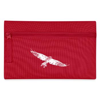 Oiseau de proie aux ailes larges - Trousse - rouge - Devant