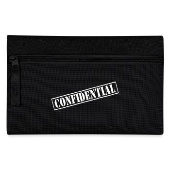 Timbre vectoriel confidentiel - Trousse - noir - Devant