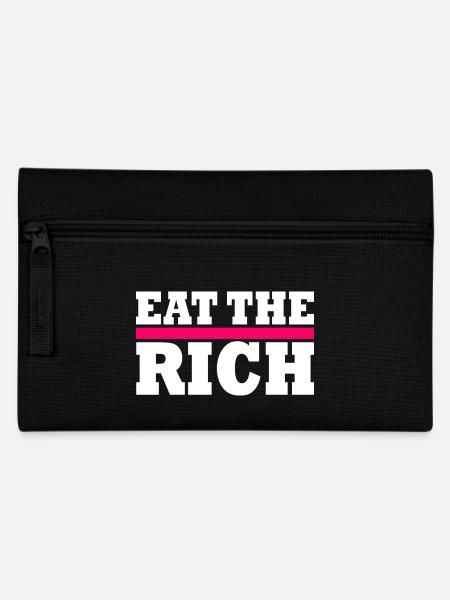 Eat the rich - Federtasche - Schwarz