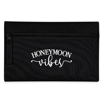 Honeymoon Vibes - Funny Matching Couple's Gift - Pencil Case - black - Front
