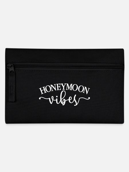 Honeymoon Vibes - Lustiges passendes Paargeschenk - Federtasche - Schwarz