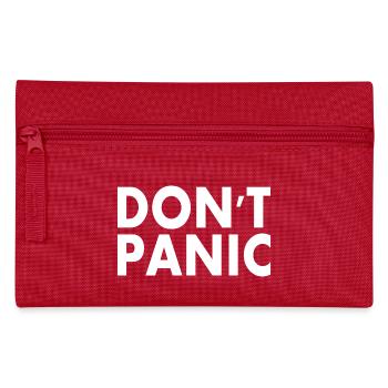 dont panic - Pencil Case - red - Front