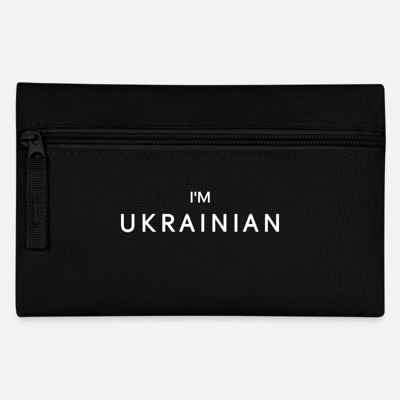 Im ukrainian - Federtasche - Schwarz