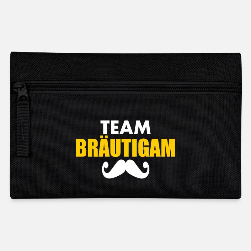Team bräutigam - Federtasche - Schwarz