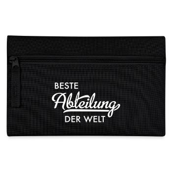 Beste Abteilung der Welt - Federtasche - Schwarz - Vorne