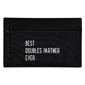 Tennis Doubles - Pencil Case - black - Front