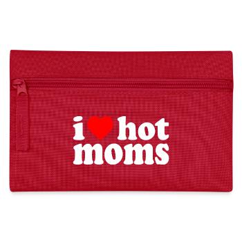 I love hot moms - Federtasche - Rot - Vorne