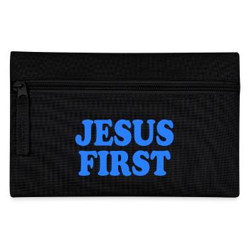Jesus first - Trousse - noir - Devant