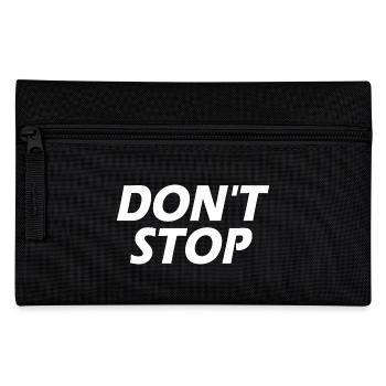 Dont stop - Federtasche - Schwarz - Vorne