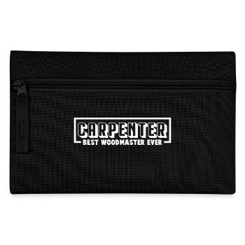 Woodworker Carpender- Holzarbeiter Geschenk - Federtasche - Schwarz - Vorne
