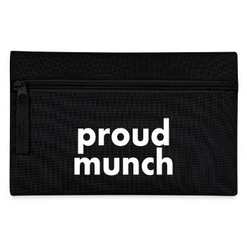Proud munch - Federtasche - Schwarz - Vorne