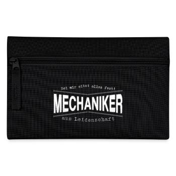 Mechaniker Mechatroniker Handwerker - Federtasche - Schwarz - Vorne