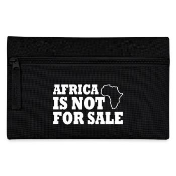africa is not for sale - Pencil Case - black - Front