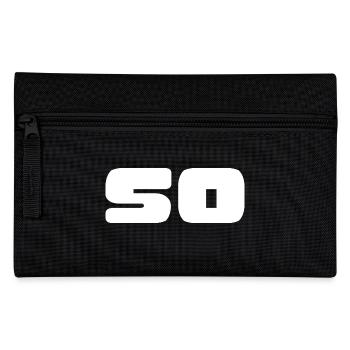 50. 50 ANS. 50e ANNIVERSAIRE. ANNIVERSAIRE 50 ANS. - Trousse - noir - Devant