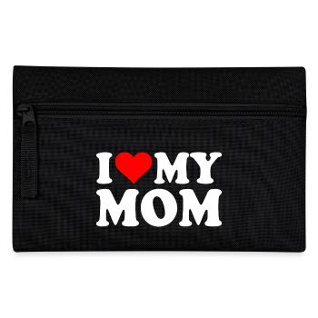 I love my mom - Federtasche - Schwarz - Vorne