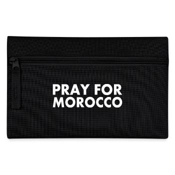 Pray for morocco - maroc - Trousse - noir - Devant