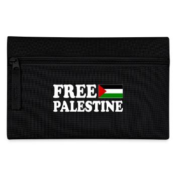 Free palestine - Trousse - noir - Devant