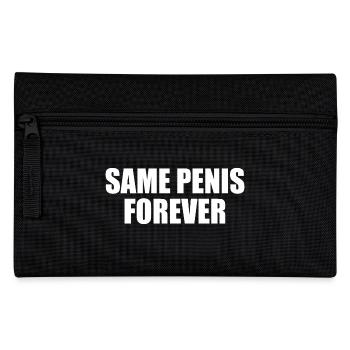 Same penis forever - Federtasche - Schwarz - Vorne