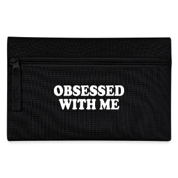 obsessed with me - Pencil Case - black - Front