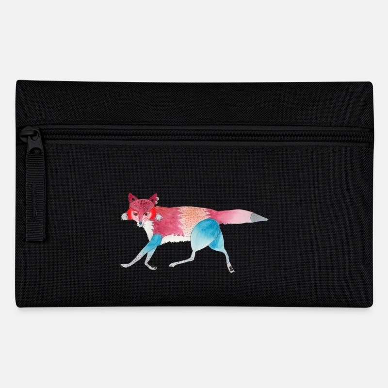 Foxy Fox - Pencil Case - black