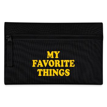 my favorite things - Federtasche - Schwarz - Vorne