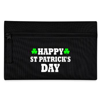 happy st patrick's day - Pencil Case - black - Front