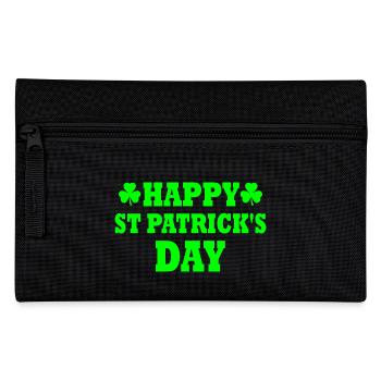 happy st patrick's day - Pencil Case - black - Front