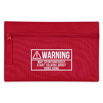 Hong Kong - Pencil Case - red - Front