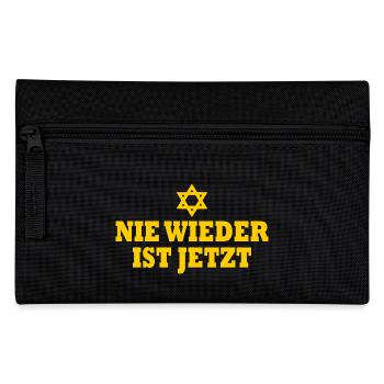 Never again is now - Pencil Case - black - Front