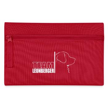 TEAM Leonberger Hunde Hund Wilsigns - Federtasche - Rot - Vorne
