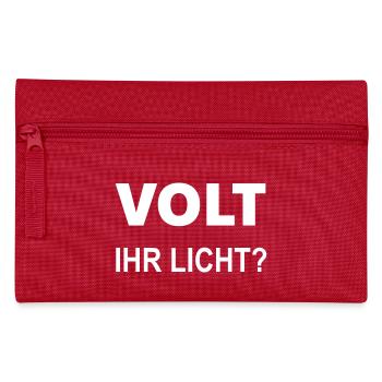 Volt Ihr Licht - Federtasche - Rot - Vorne