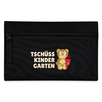 Teddy Tschüss Kindergarten - Federtasche - Schwarz - Vorne