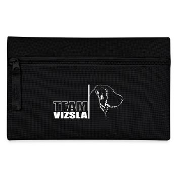 TEAM Vizsla Drahthaar Hunde Hund Vischel Wilsigns - Federtasche - Schwarz - Vorne