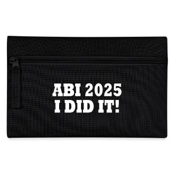 Abi 2025 i did it - Federtasche - Schwarz - Vorne